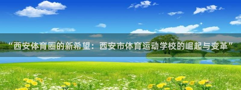 德国尊龙官方正版app集团：“西安体育圈的新希望：西