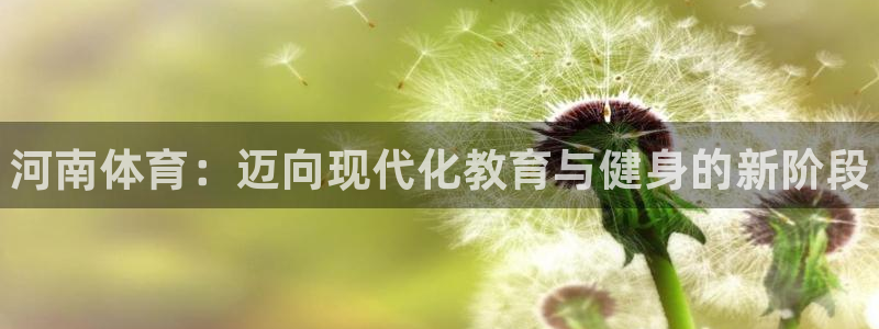 尊龙官网下载开户：河南体育：迈向现代化教育与健身的新