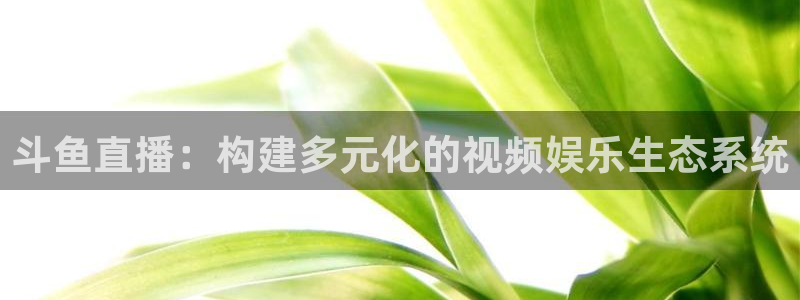 蓝鲸直播安卓：斗鱼直播：构建多元化的视频娱乐生态系统